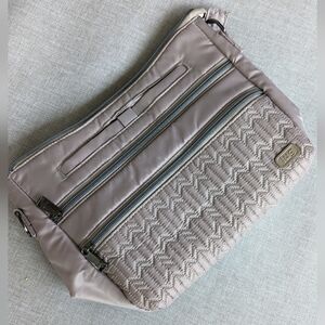 Lug Slider Crossbody in Sand Taupe